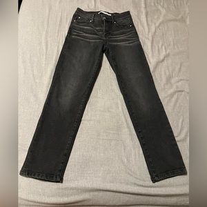 Black size 5/27 mid-rise jeans